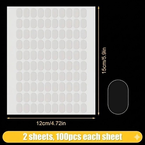 200pcs transparent double - 200pcs,