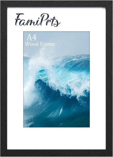 Frame wooden a4 - a4, picture