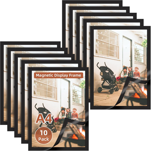 10pc magnetic photo frames - 10pc, a4
