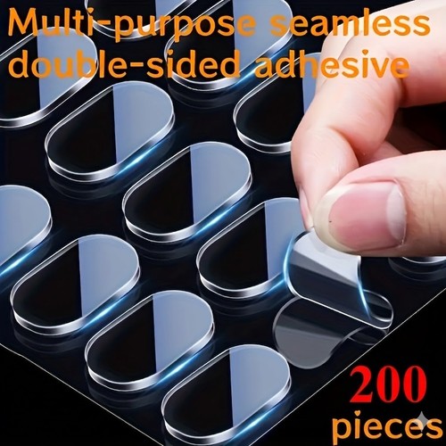 200pcs transparent double - 200pcs,