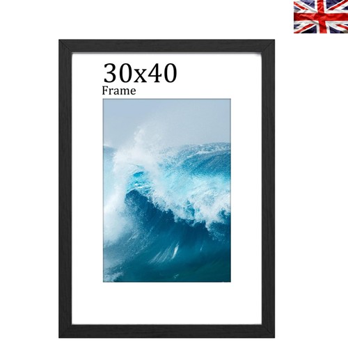 Elegant 30x40cm black wooden - 30x40cm,